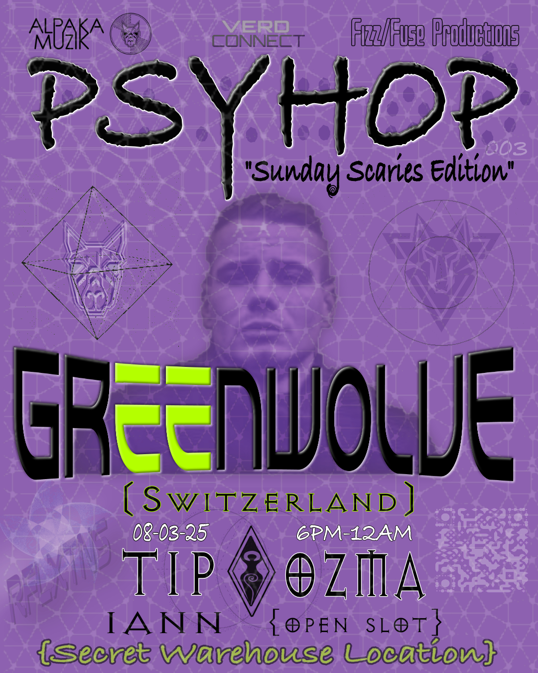 The Psyhop Event Flyer